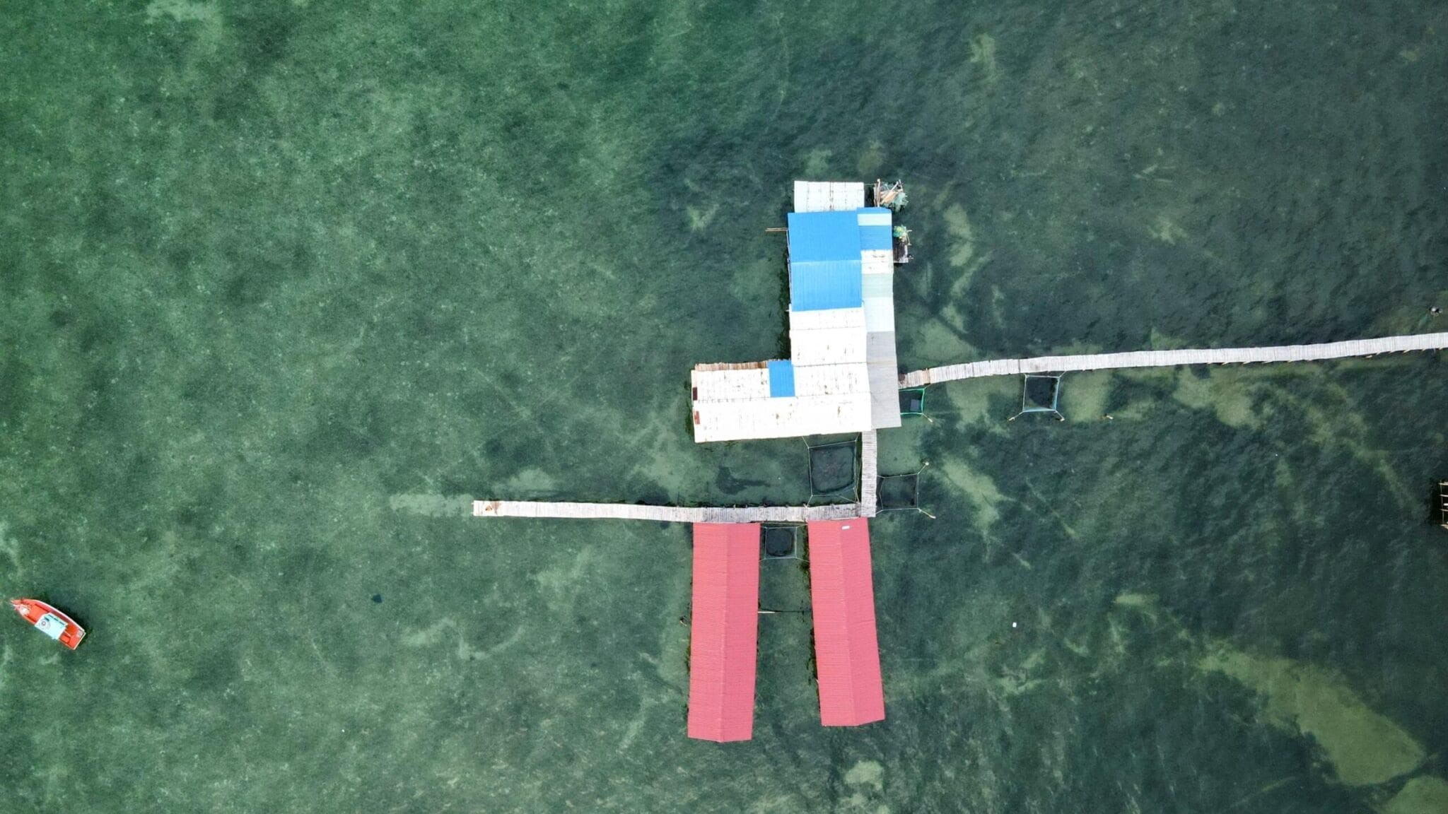 A floating restaurant