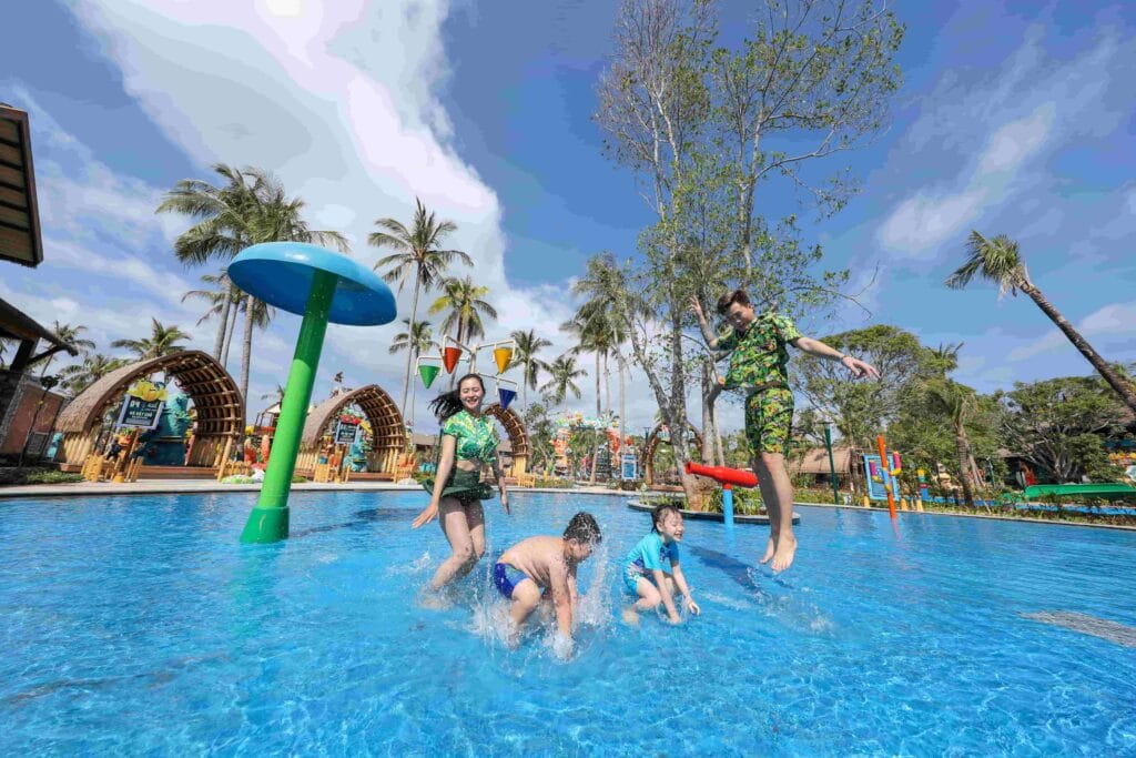 Kids playing at Aquatopia Water Park